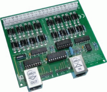 Rückmeldedecoder 2-Leiter mit Gleisbesetztmeldung RM-GB-8-N-F